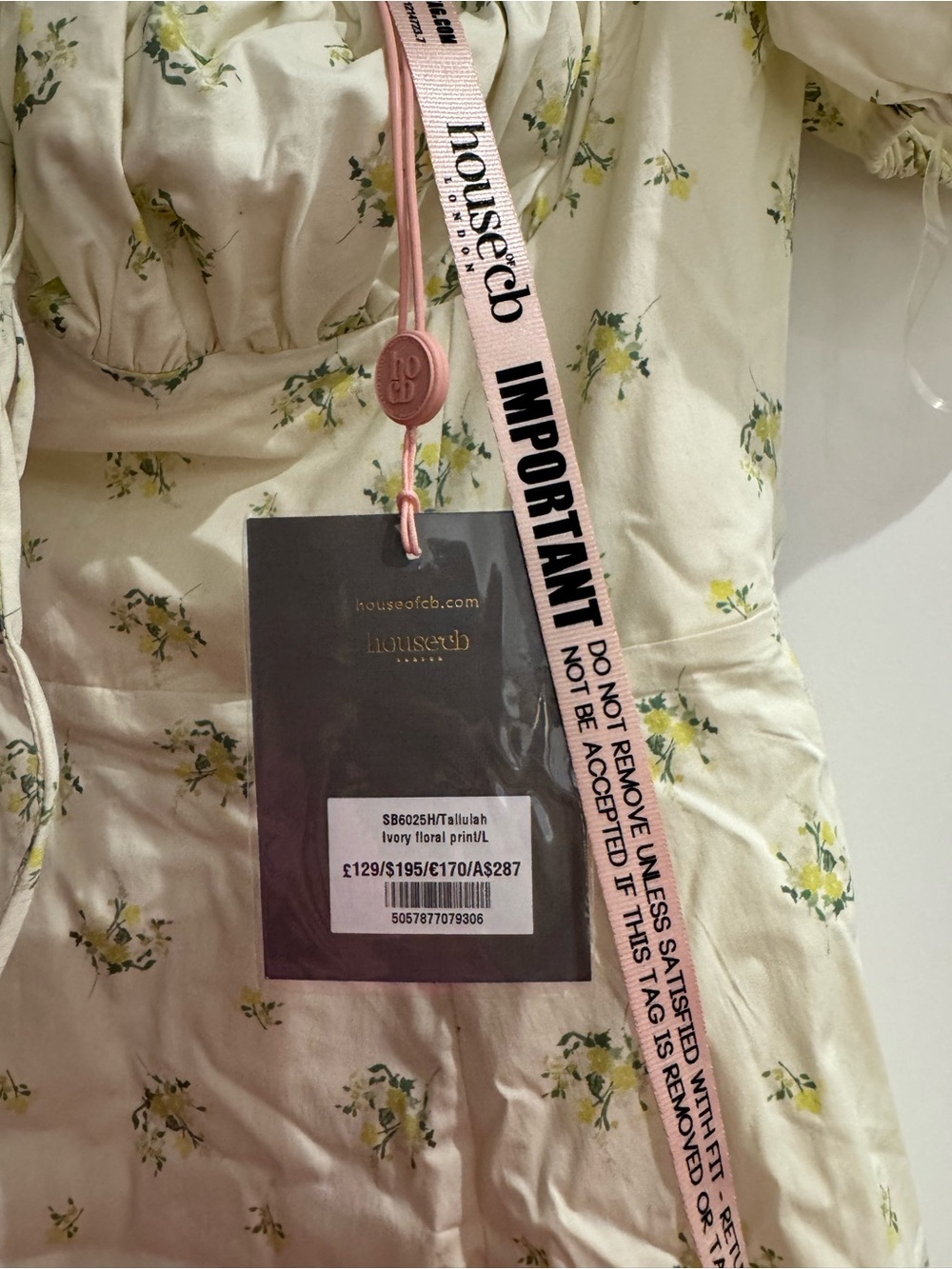 House of CB Tallulah Floral Midi Dress - Picture 8 of 9